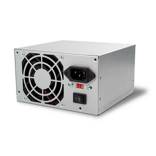 Fuente de Poder VORAGO, 500 W, 90 - 264 V, 47 - 63 Hz, PC, Gris