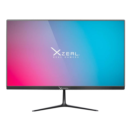 Monitor Xzeal 23.8 pulgadas Xzeal XST 560-2 Panel Plano VA FHD 100Hz 5ms 1xVGA + 1xHDMI + Vesa 100x100mm Negro