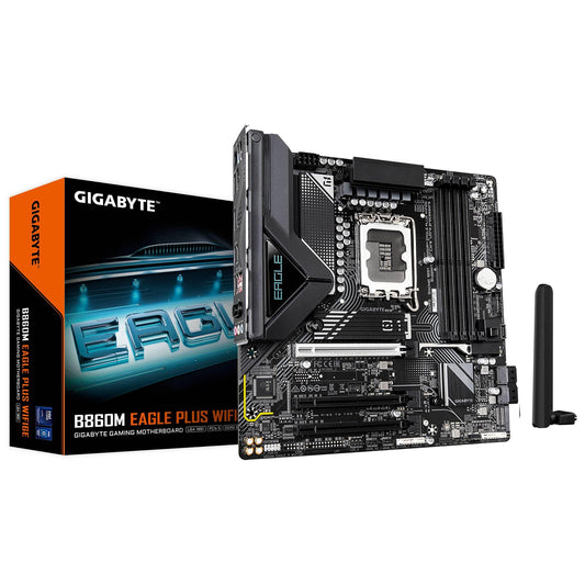 TARJETA MADRE GIGABYTE MICRO ATX B860M EAGLE P WIFI6E DDR5, S-1851 Para Intel