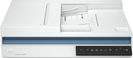 Escáner HP ScanJet Pro 2600 f1 20G05A - 216 x 3100 mm, Base plana y ADF, CIS, 1500 páginas, 25 ppm/50 ipm