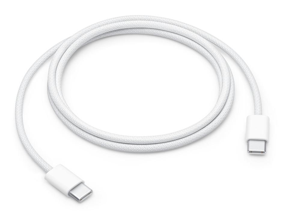 Cable de Carga MW493AM/A Este cable de carga de 1 metro tiene un diseño trenzado y conectores USB-C en ambos extremos