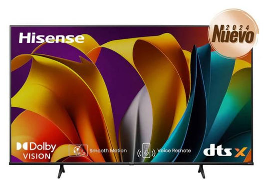 Televisor Hisense 55A6NV, 55 pulgadas, LED 4K UHD, 3840 x 2160 Pixeles, VIDAA SMART TV