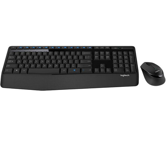 Kit de Teclado y Mouse LOGITECH MK345 , Estándar, Negro, 10 m, 1000 DPI