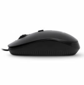 Mouse Alámbrico VORAGO MO-100 , Negro, Alámbrico, Óptico, 1200 DPI